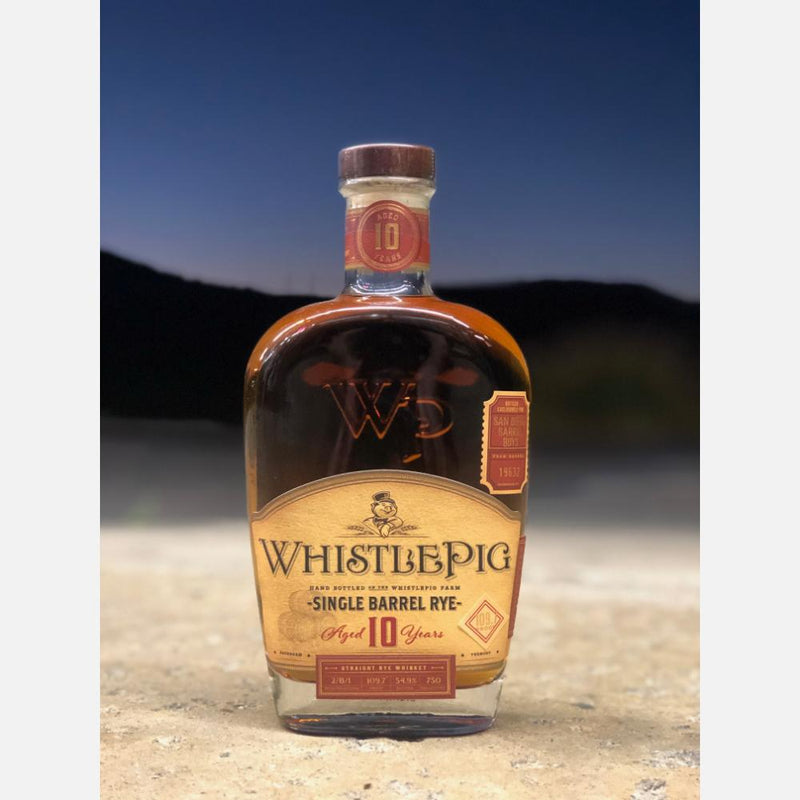 WhistlePig 10 Year Old “San Diego Barrel Boys” Single Barrel 