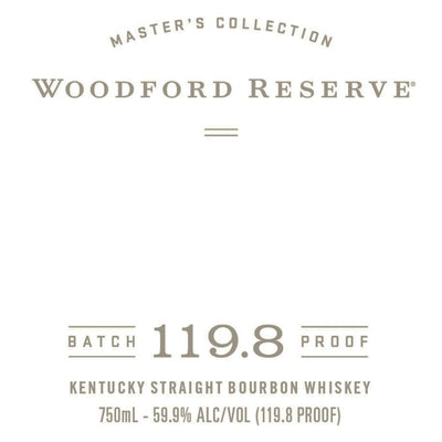 Woodford Reserve Master's Collection Batch Proof 119.8