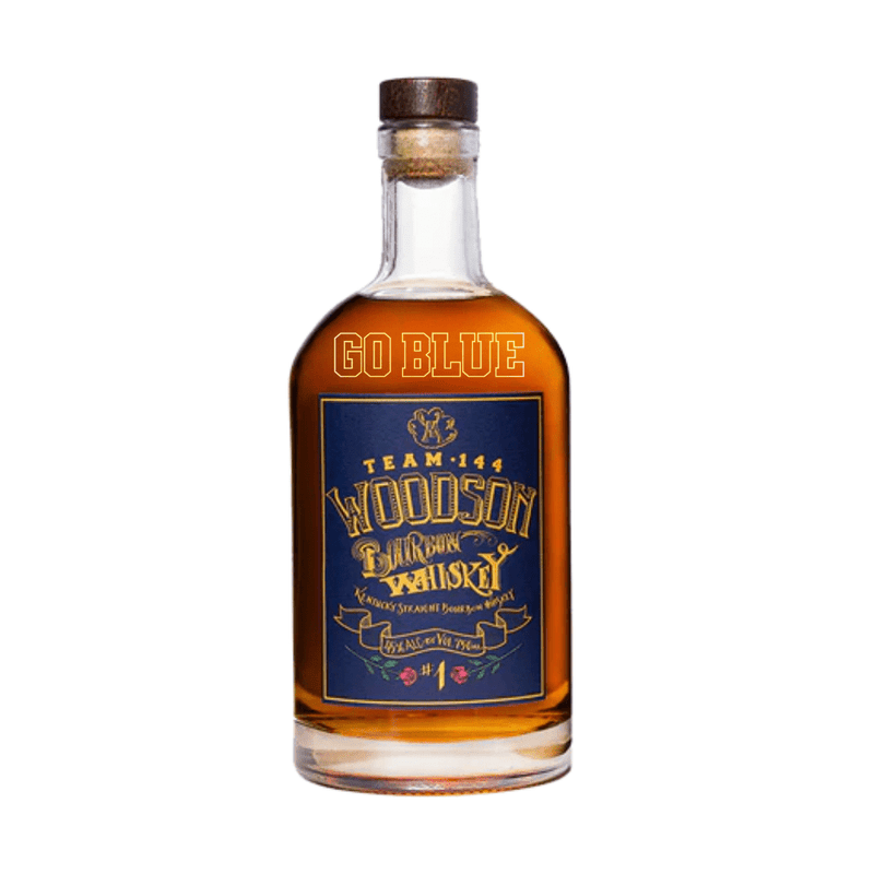 Woodson Team 144 University of Michigan Go Blue Commemorative Bottle Engraving