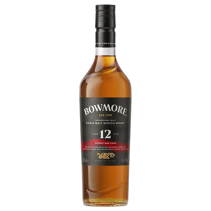 Bowmore 12 Year Sherry Oak Single Malt Scotch Whisky 700mL