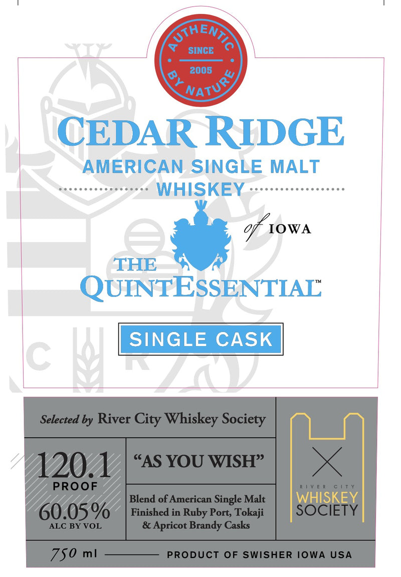 Buy Cedar Ridge Quintessential Single Cask American Single Malt® Online ...