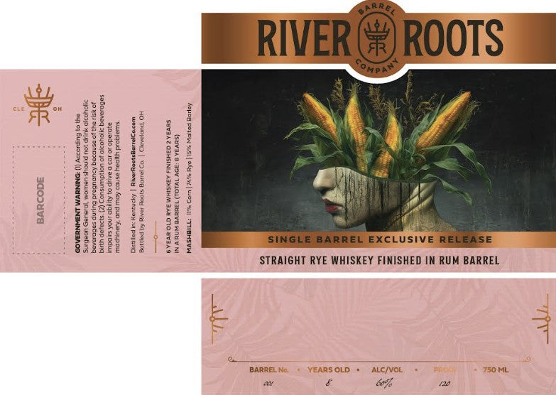 Buy River Roots Single Barrel Rye Whiskey Rum Barrel Finish® Online ...