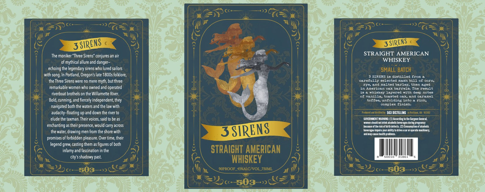 Buy 503 Distilling 3 Sirens Straight American Whiskey® Online ...