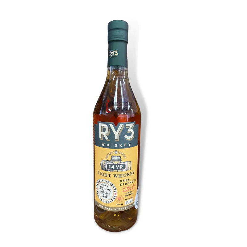 Ry3 14 Year Old Light Whiskey