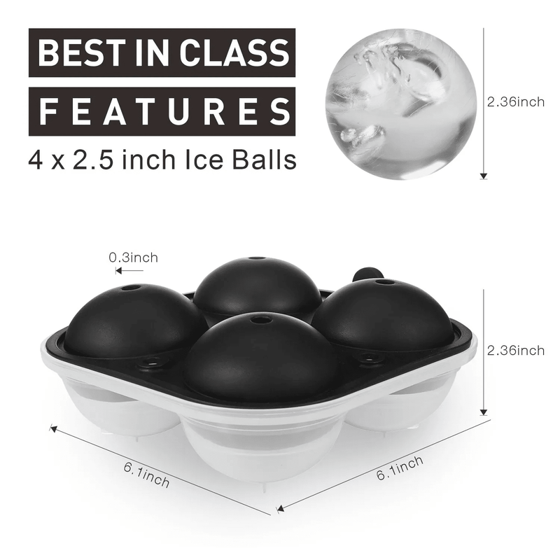 Whiskey Ice Ball Maker 2.5"
