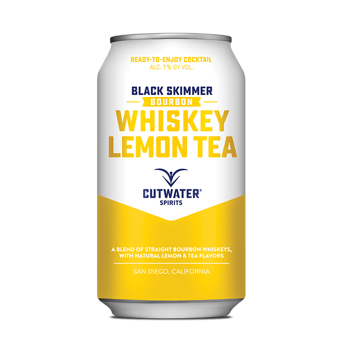 Black Skimmer Whiskey Lemon Tea (4 Pack - 12 Ounce Cans)