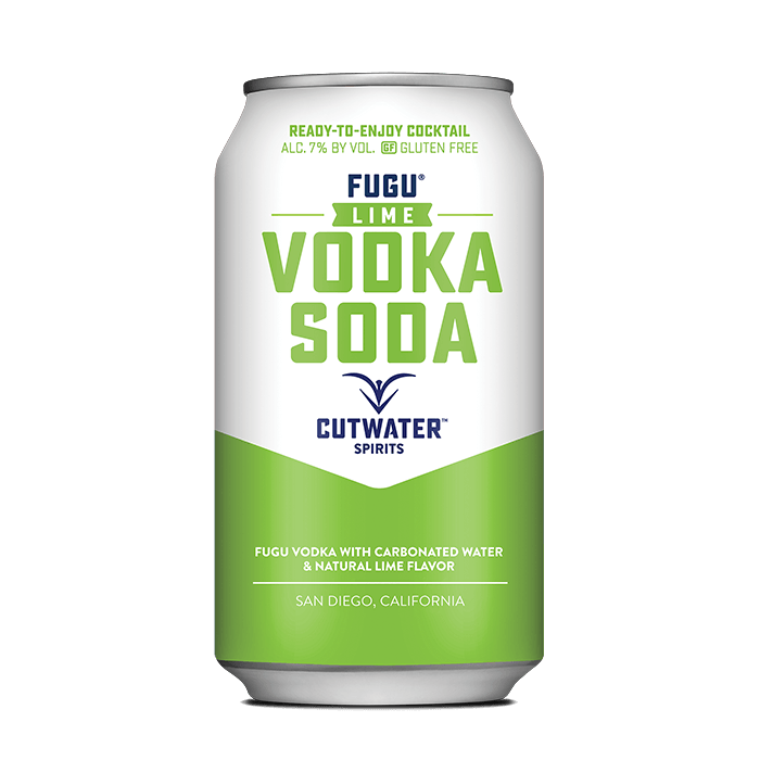 Fugu Lime Vodka Soda (4 Pack - 12 Ounce Cans)