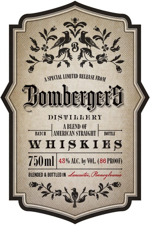Bomberger’s Distillery Special Limited Release